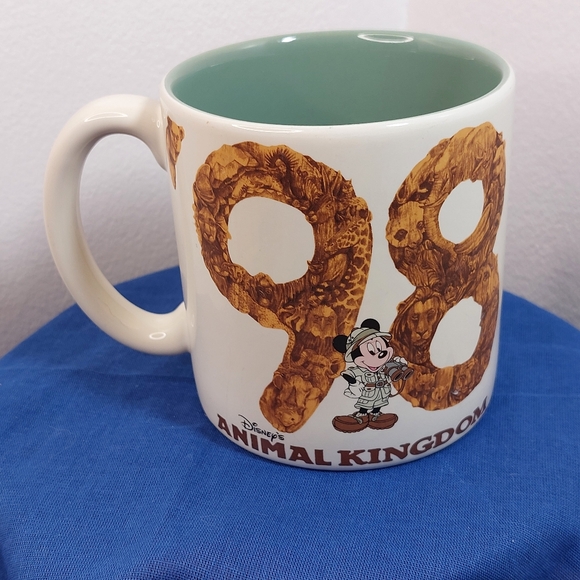 Vintage 1998 Disney's Animal Kingdom Coffee Mug Mickey Safari *Mint - Picture 4 of 8